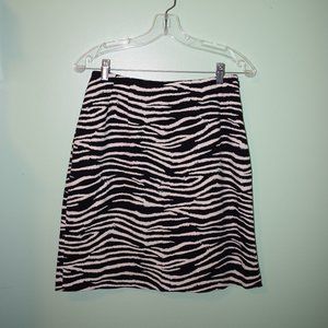 Telluride A-line above the knee Animal Print Skirt S 4